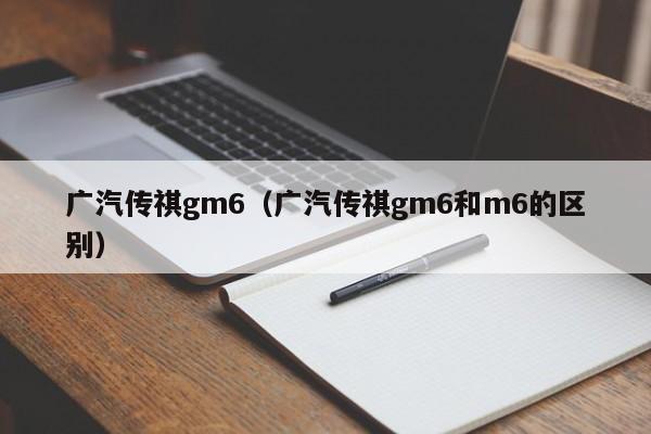 广汽传祺gm6（广汽传祺gm6和m6的区别）